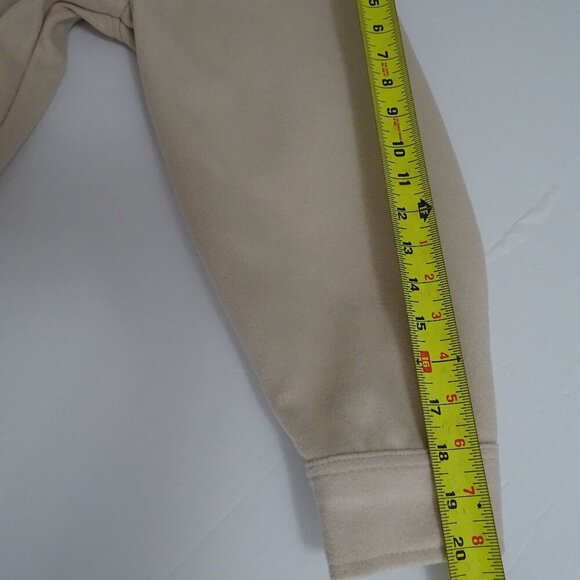 Forever 21 Beige Collared Button Up Jacket With Pockets Women Size M Lined - Picture 9 of 10